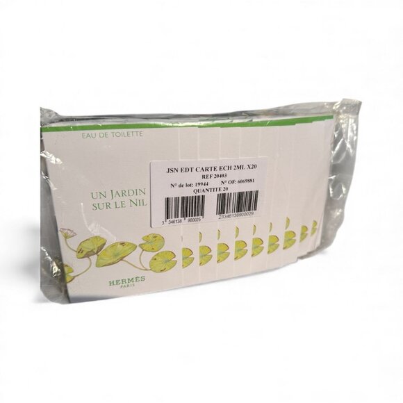 Hermès Un Jardin Sur Le Nil EDT Sample Cards Set – 2ml x 20 - Picture 4 of 5